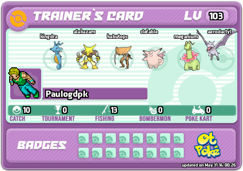 Paulogdpk Card otPokemon.com