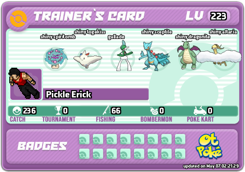Pickle Erick Card otPokemon.com