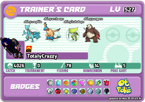 TotalyCrazzy Card otPokemon.com