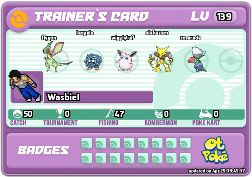 Wasbiel Card otPokemon.com