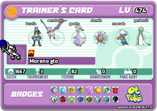 Moreno gto Card otPokemon.com