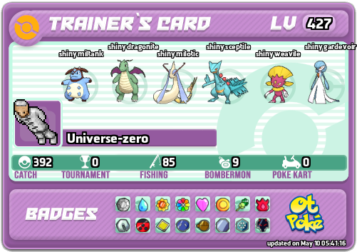 Universe-zero Card otPokemon.com