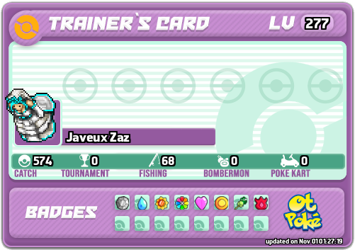 Javeux Zaz Card otPokemon.com