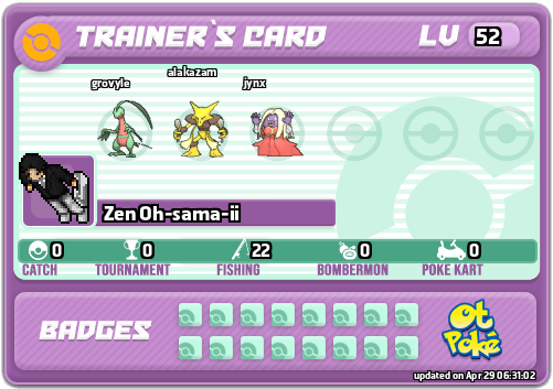 Zen Oh-sama-ii Card otPokemon.com