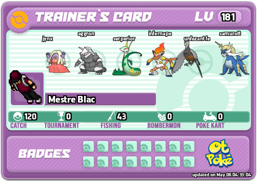 Mestre Blac Card otPokemon.com