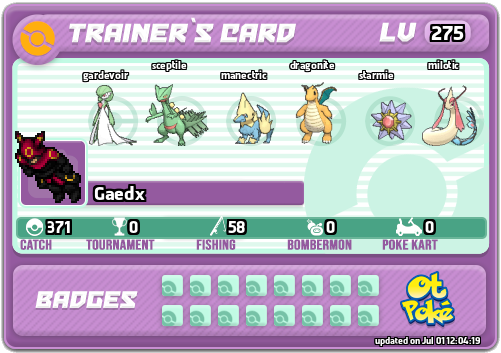 Gaedx Card otPokemon.com