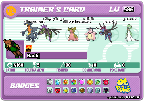 Rackj Card otPokemon.com