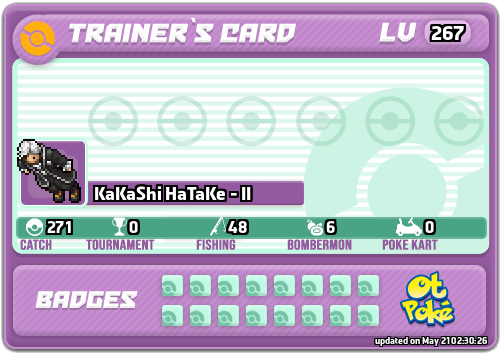 KaKaShi HaTaKe - II Card otPokemon.com