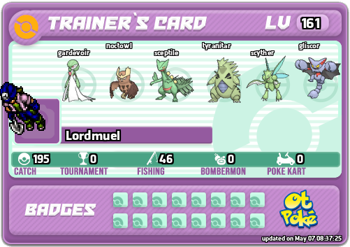 Lordmuel Card otPokemon.com