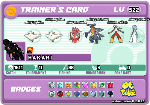 H A K A R I Card otPokemon.com