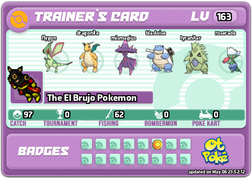 The El Brujo Pokemon Card otPokemon.com