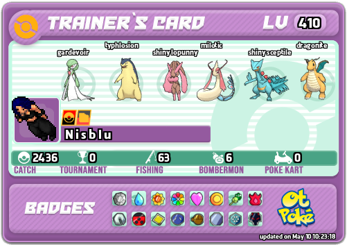 N i s b l u Card otPokemon.com