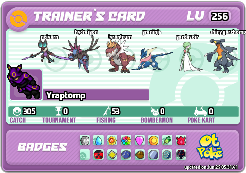 Yraptomp Card otPokemon.com