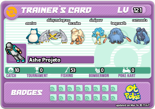 Ashe Projeto Card otPokemon.com