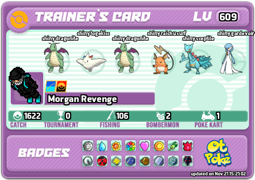 Morgan Revenge Card otPokemon.com