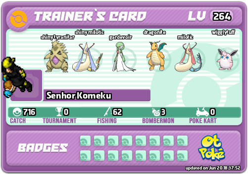 Senhor Komeku Card otPokemon.com