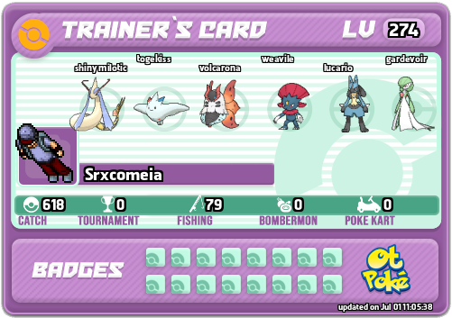 Srxcomeia Card otPokemon.com