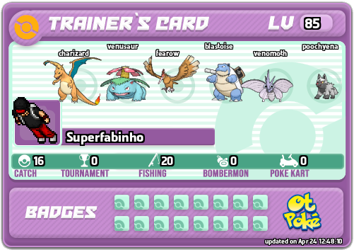 Superfabinho Card otPokemon.com