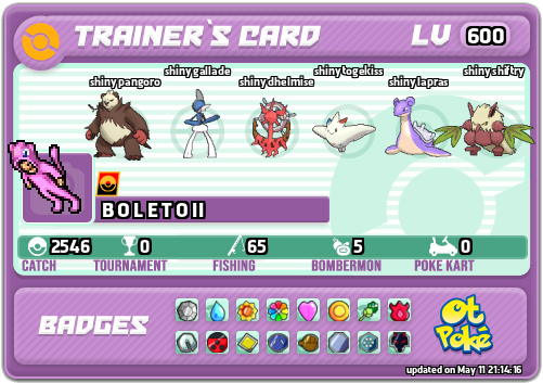 B O L E T O II Card otPokemon.com