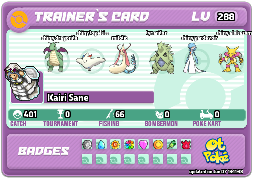 Kairi Sane Card otPokemon.com