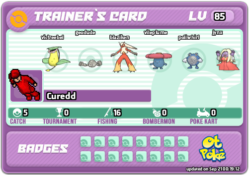 Curedd Card otPokemon.com