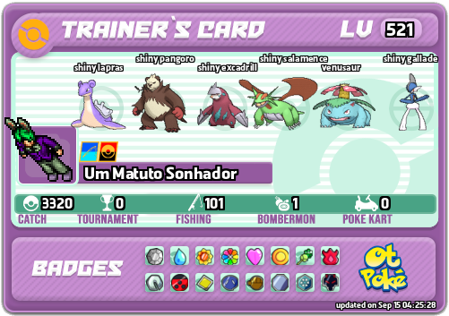 Um Matuto Sonhador Card otPokemon.com