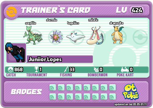 Juniior Lopes Card otPokemon.com