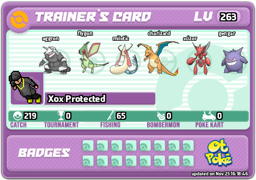 Xox Protected Card otPokemon.com