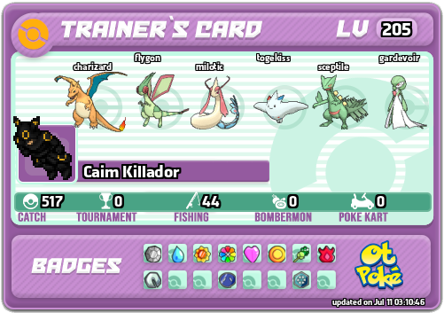 Caim Killador Card otPokemon.com