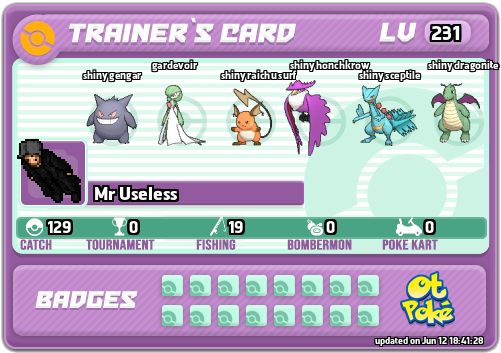 Mr Useless Card otPokemon.com