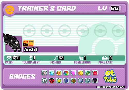 Arich I Card otPokemon.com