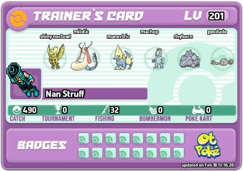 Nan Struff Card otPokemon.com