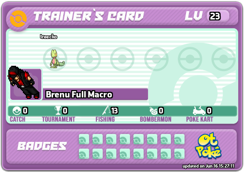 Brenu Full Macro Card otPokemon.com