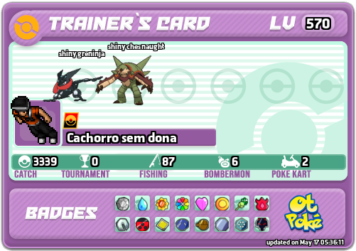 Cachorro sem dona Card otPokemon.com