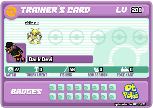 Dark Devi Card otPokemon.com