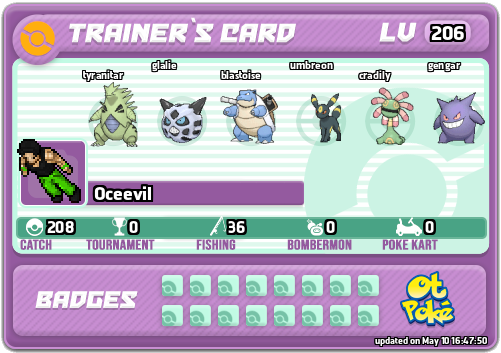 Oceevil Card otPokemon.com