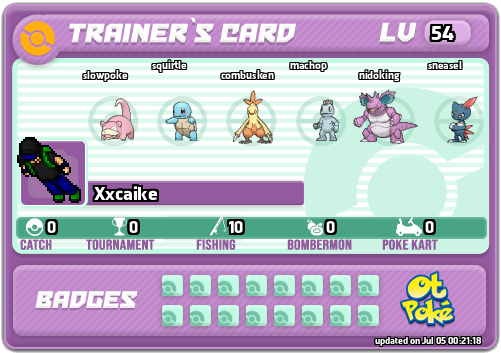 Xxcaike Card otPokemon.com