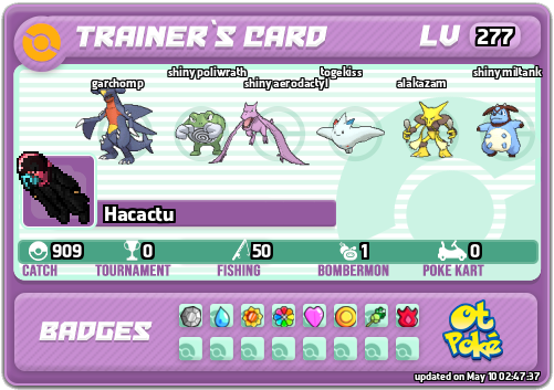 Hacactu Card otPokemon.com