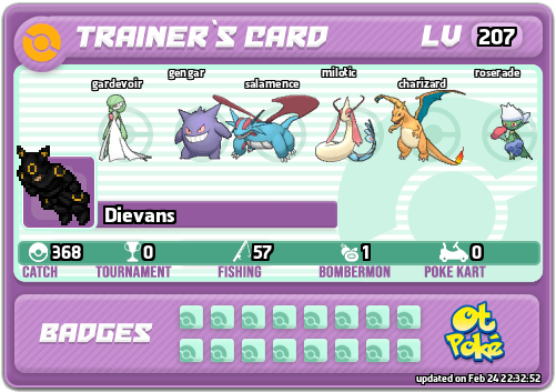 Dievans Card otPokemon.com