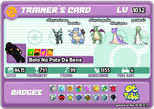 Bolo No Pote Da Bene Card otPokemon.com