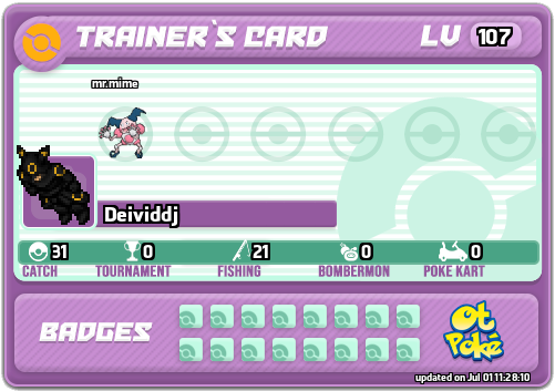 Deividdj Card otPokemon.com