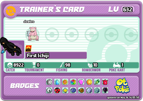 First Ichiji Card otPokemon.com