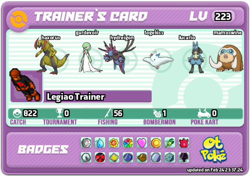 Legiao Trainer Card otPokemon.com