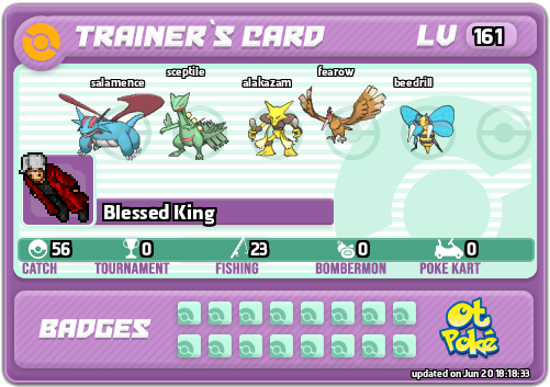 Blessed King Card otPokemon.com