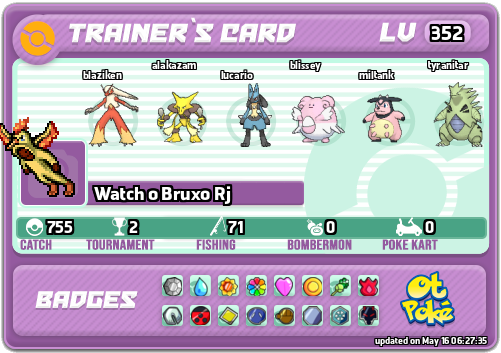 Watch o Bruxo Rj Card otPokemon.com