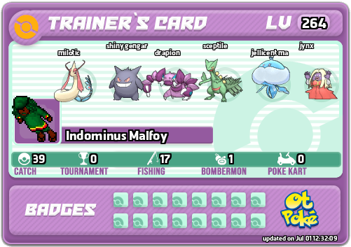 Indominus Malfoy Card otPokemon.com