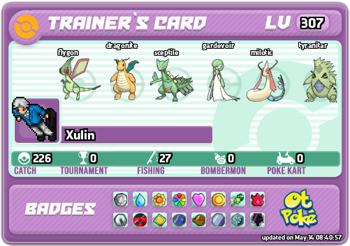 Xulin Card otPokemon.com
