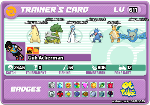 Guh Ackerman Card otPokemon.com