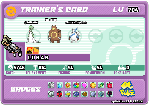 L U N A R Card otPokemon.com