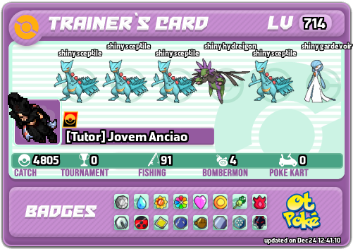 [Tutor] Jovem Anciao Card otPokemon.com